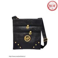 michael kors fulton stud groot zwart crossbody zakken Tassen Winkels w35i9646